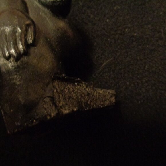 RETRO FERTILITY SM STATUE AS-IS OLD MARK SHELL & TINY ORANGE SEAHORSE LOT - Picture 4 of 4